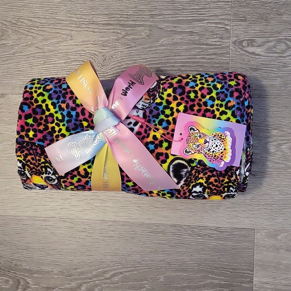 Posh Peanut x Lisa Frank Beach Towel
